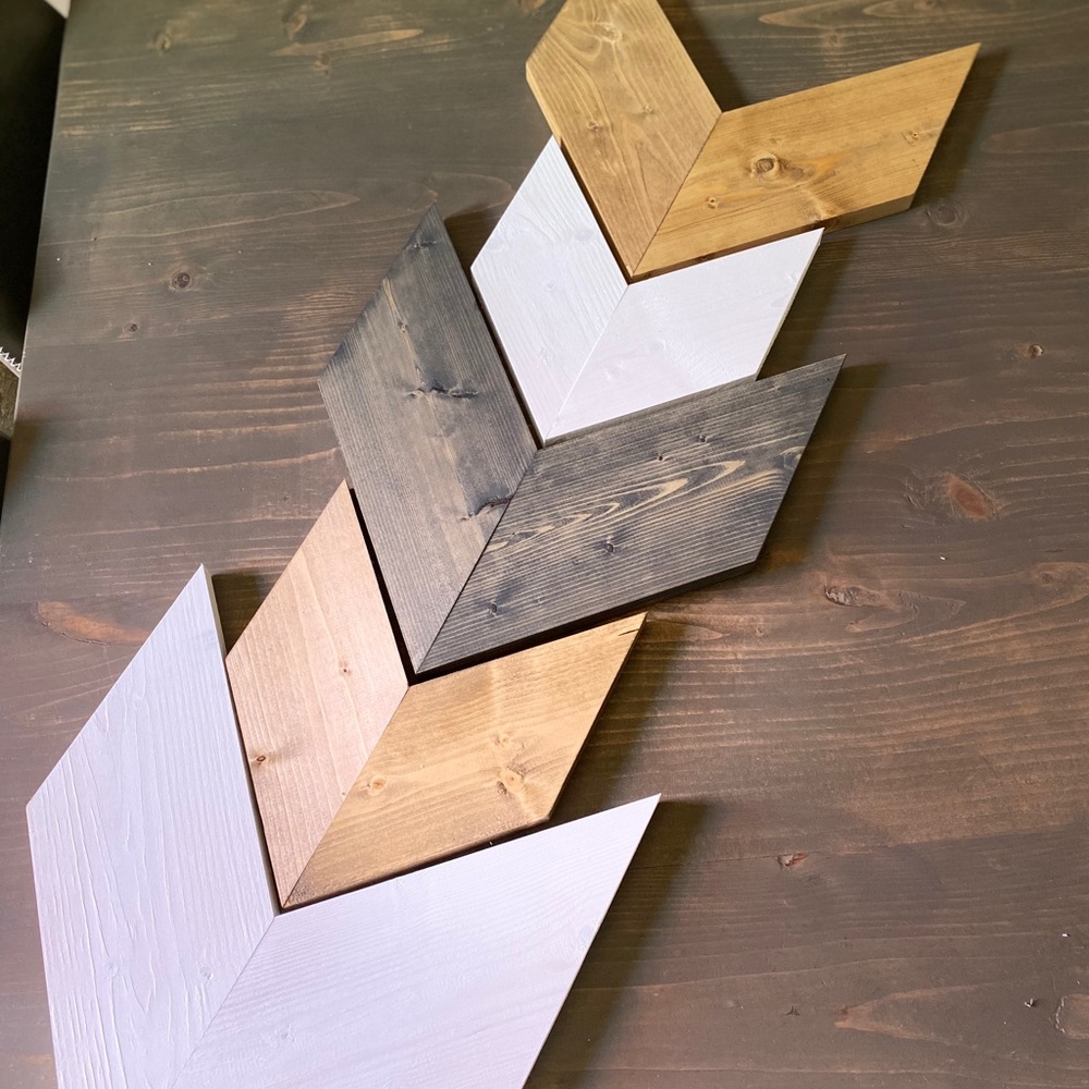Farmhouse Chevron Arrow Wall Decor